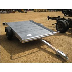 5' X 8' UTILITY SPORT S/A ALUMINUM TAG TRAILER, 5.30-12 TIRES