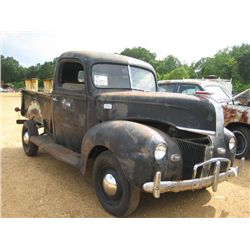 1941 FORD PICKUP TRUCK, V8, MANUAL TRANSMISSION