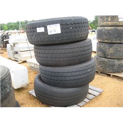 1 LOT (4) 425/65R22.5 TIRES