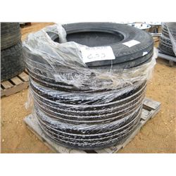 1 LOT (3) 275/80R22.5 TIRES
