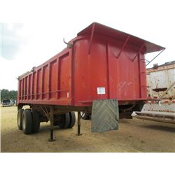 1997 PALMER 24' T/A DUMP TRAILER, S/N 1P922HS23VA003031, HD GEAR, 25 CU YD CAP, 1R24.5 TIRES