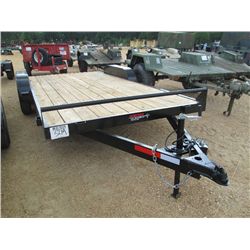 2014 (UNUSED) CALIBER T/A TAG TRAILER, S/N 57BCF7182E1020600, SLIDE OUT RAMPS