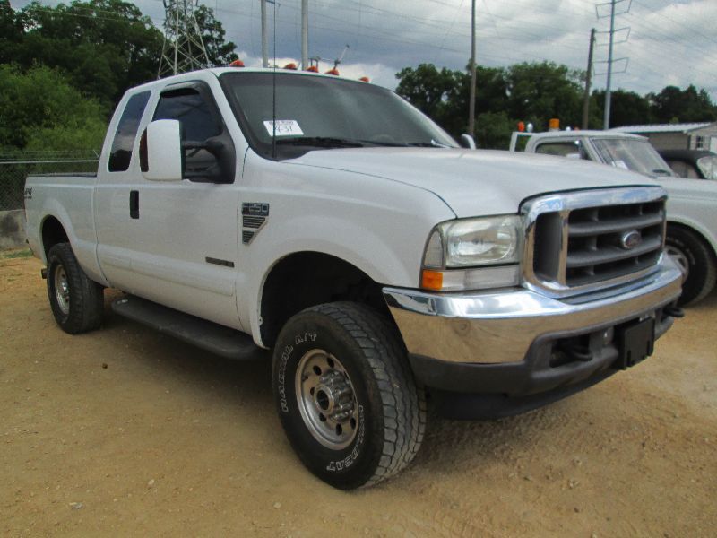 2002 FORD F250 4X4 PICKUP, S/N 1FTNX21F52ED29282, POWER STROKE DIESEL
