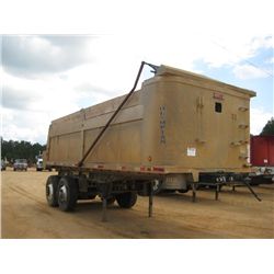 1994 HEIL 22' T/A DUMP TRAILER, S/N 1HLZ1Y3G7R6200134, 315/80R22.5 TIRES, DISC WHEELS, AIR RIDE