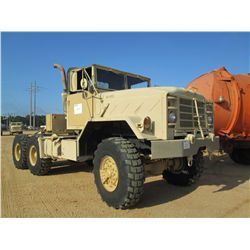 HARSCO M931A 6X6 MILITARY TRUCK TRACTOR, CUMMINS DIESEL ENG, ALLISON A/T, P/S DISC WHEELS, 14:00R20 