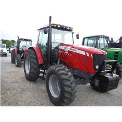 MASSEY FERGUSON 5465 4X4 FARM TRACTOR, S/N U070021 (09 YR) 100 HP, DYNA 4 TRANS, 3 PTH, PTO, 3 HYD R