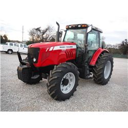 MASSEY FERGUSON 5465 4x4 FARM TRACTOR, S/N T009042, (08 YR) 100 HP, DYNA 4 TRANS, 3 PTH, PTO, 3 HYD 