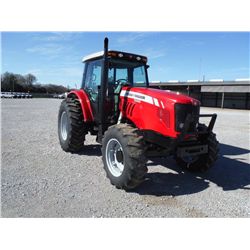 MASSEY FERGUSON 5465 4X4 FARM TRACTOR, S/N T151012 (08 YR) 100 HP, DYNA 4 TRANS, 3 PTH, PTO, 3 HYD R