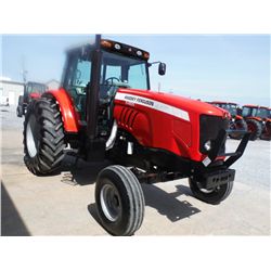 MASSEY FERGUSON 5465 FARM TRACTOR, S/N T260008 (08 YR) 100 HP, DYNA 4 TRANS, 3 PTH, PTO, 3 HYD REMOT