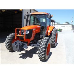 KUBOTA M108S 4X4 FARM TRACTOR, S/N 70226 (10 YR) 108 HP, 3 PTH, PTO, 3 HYD REMOTES, 16 SPD, ECAB w/A
