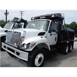 2008 INTERNATIONAL 7400 T/A DUMP TRUCK , S/N 1HTWHAAR88J630007, 7.6L INTERNATIONAL DIESEL, A/T, 40K 