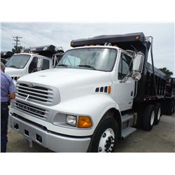 2006 STERLING M8500 ACTERRA T/A DUMP TRUCK, S/N 2FZHCHDC26AW12777, 7.2L CAT DIESEL, A/T, 40K REARS, 