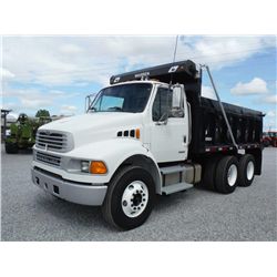 2005 STERLING M8500 ACTERRA T/A DUMP TRUCK, S/N 2FZHCHDC15AV05573 , 7.2L CAT DIESEL, A/T, 40K REARS,