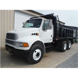 2005 STERLING M8500 ACTERRA T/A DUMP TRUCK, S/N 2FZHCHDC45AP00910 , 7.2L CAT DIESEL, A/T, 40K REARS,