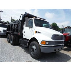 2003 STERLING M8500 ACTERRA T/A DUMP TRUCK, S/N 2FZHCHAK83AL63375 , 7.2L CAT DIESEL, A/T, 40K REARS,