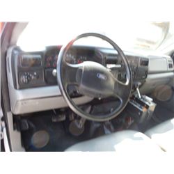 2005 FORD F750XL CREW CAB S/A FLATBED DUMP, S/N 3FRNW75FX5V190711, 5.9L CUMMINS DIESEL , A/T, 21K RE