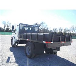 2004 INTERNATIONAL 4200 S/A FLATBED DUMP, S/N 1HTMPAFM44H604772 , 6.0L INTERNATIONAL DIESEL, A/T, 12