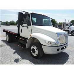 2003 INTERNATIONAL 4200 S/A FLATBED, S/N 1HTMPAFL73H583910, 6.0L INTERNATIONAL DIESEL, A/T, AIR BRAK