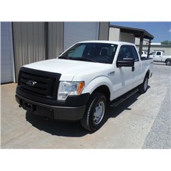 2012 FORD F150XL EXTENDED CAB 4X4 PICKUP TRUCK, S/N 1FTEX1EM5CFB03631, V6 GAS, A/T, ODOMETER READING