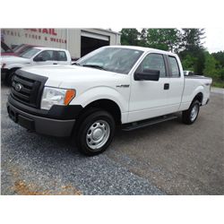 2012 FORD F150XL EXTENDED CAB 4X4 PICKUP TRUCK, S/N 1FTEX1EM4CFB57275 , V6 GAS, A/T, ODOMETER READIN