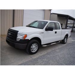 2012 FORD F150XL EXTENDED CAB PICKUP TRUCK, S/N 1FTEX1CM4CFB27132 , V6 GAS, A/T, ODOMETER READING 49