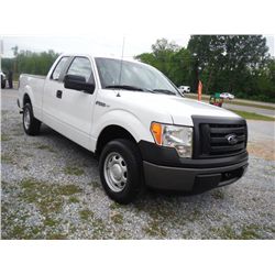 2012 FORD F150XL EXTENDED CAB PICKUP TRUCK, S/N 1FTEX1CM5CFB27107 , V6 GAS, A/T, ODOMETER READING 56