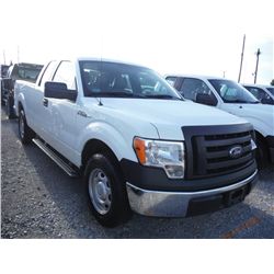 2012 FORD F150XL EXTENDED CAB PICKUP TRUCK, S/N 1FTEX1CM3CFC04024 , V6 GAS, A/T, ODOMETER READING 61