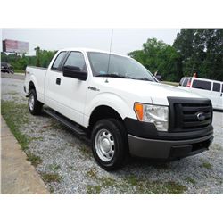 2011 FORD F150XL EXTENDED CAB 4X4 PICKUP TRUCK, S/N 1FTEX1EM3BFB04243 , V6 GAS , A/T, ODOMETER READI