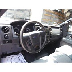 2011 FORD F150XL EXTENDED CAB PICKUP TRUCK, S/N 1FTEX1CM7BFB46899, V6 GAS, A/T, ODOMETER READING 50,