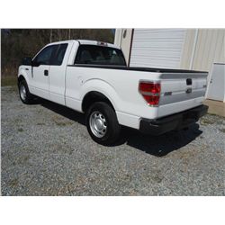 2011 FORD F150XL EXTENDED CAB PICKUP TRUCK, S/N 1FTEX1CM0BFC07154, V6 GAS, A/T, ODOMETER READING 53,