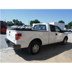 2011 FORD F150XL EXTENDED CAB PICKUP TRUCK, S/N 1FTEX1CMXBFB17848, V6 GAS, A/T, ODOMETER READING 54,