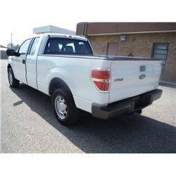 2011 FORD F150XL EXTENDED CAB PICKUP TRUCK, S/N 1FTFX1CF5BFB46907, V8 GAS, A/T, ODOMETER READING 63,