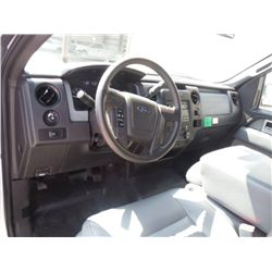 2011 FORD F150XL EXTENDED CAB PICKUP TRUCK, S/N 1FTEX1CM7BFC21469, V6 GAS , A/T, ODOMETER READING 64