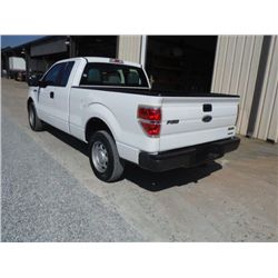2011 FORD F150XL EXTENDED CAB PICKUP TRUCK, S/N 1FTFX1CF2BFB05392, V8 GAS, A/T, ODOMETER READING 65,