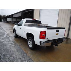 2011 CHEVROLET SILVERADO 1500 PICKUP TRUCK , S/N 1GCNCPEA6BZ269755, V8 GAS, A/T, ODOMETER READING 63