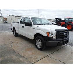2010 FORD F150XL EXTENDED CAB PICKUP TRUCK, S/N 1FTFX1CV8AFB81396, V8 GAS, A/T, ODOMETER READING 50,