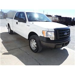2010 FORD F150XL EXTENDED CAB PICKUP TRUCK, S/N 1FTFX1CVXAFB81402, V8 GAS, A/T, ODOMETER READING 62,