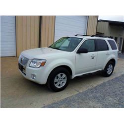 2010 MERCURY MARINER 4X4, S/N 4M2CN9BG1AKJ21939, V6 GAS, A/T, ODOMETER READING 79,606 MI