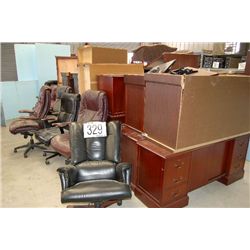 MISC CHAIRS, DESKS, CABINETS