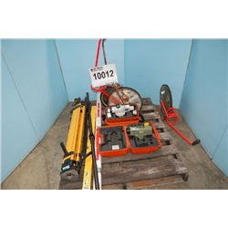 MISC SURVEY LEVELS, RODS, TRIPODS