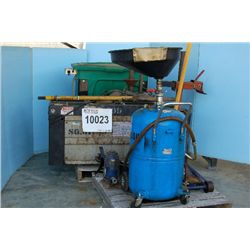 MISC TIRE CHANGING MACHINE, HYDRAULIC JACKS, PARTS WASHER