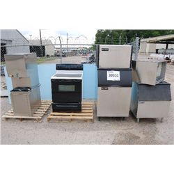 MISC ICE MACHINES, STOVE