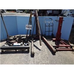 MISC WRENCHES, JACKS, LIFT, MOBILE CRANE