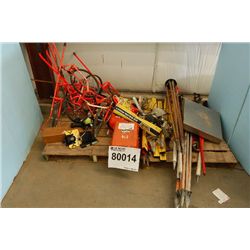 MISC SURVEYING LEVELS, PRISMS, TOTAL STATION, SLOPE METER