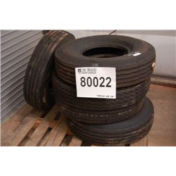 MISC TIRES: 8.25R15 G BLTT UNISTEEL G114 REG TRD (5)