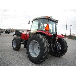 MASSEY FERGUSON 5465 4X4 FARM TRACTOR, S/N T018030 (08 YR) 100 HP, DYNA 4 TRANS, 3 PTH, PTO, 3 HYD R