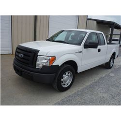 2010 FORD F150XL EXTENDED CAB PICKUP TRUCK, S/N 1FTFX1CVXAFC63324, V8 GAS, A/T, ODOMETER READING 56,