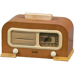 Philco Transitone Model 42-PT95 Art Deco Wood AM Radio
