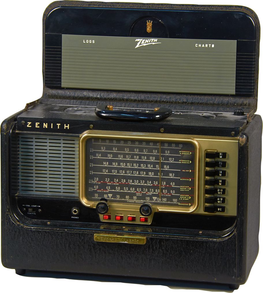 Zenith TransOceanic Model 8600 Sliderule Dial Radio