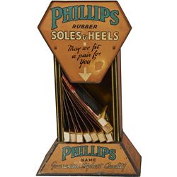 Phillips Rubber Soles & Heels Store Countertop Display